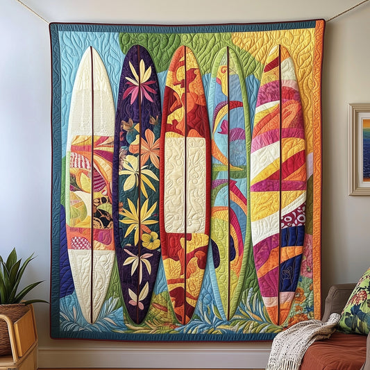 Aloha Surfboard Quilted Blanket GFTOTP6269