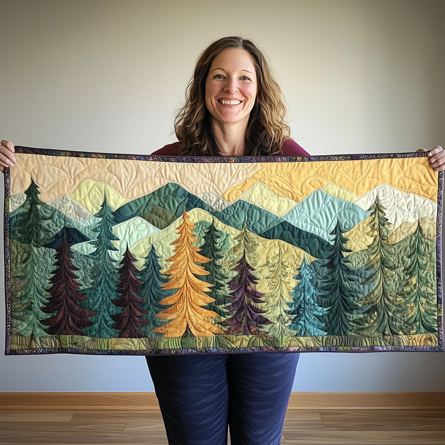 Forest Spirit Quilted Table Runner GFTOTP6445