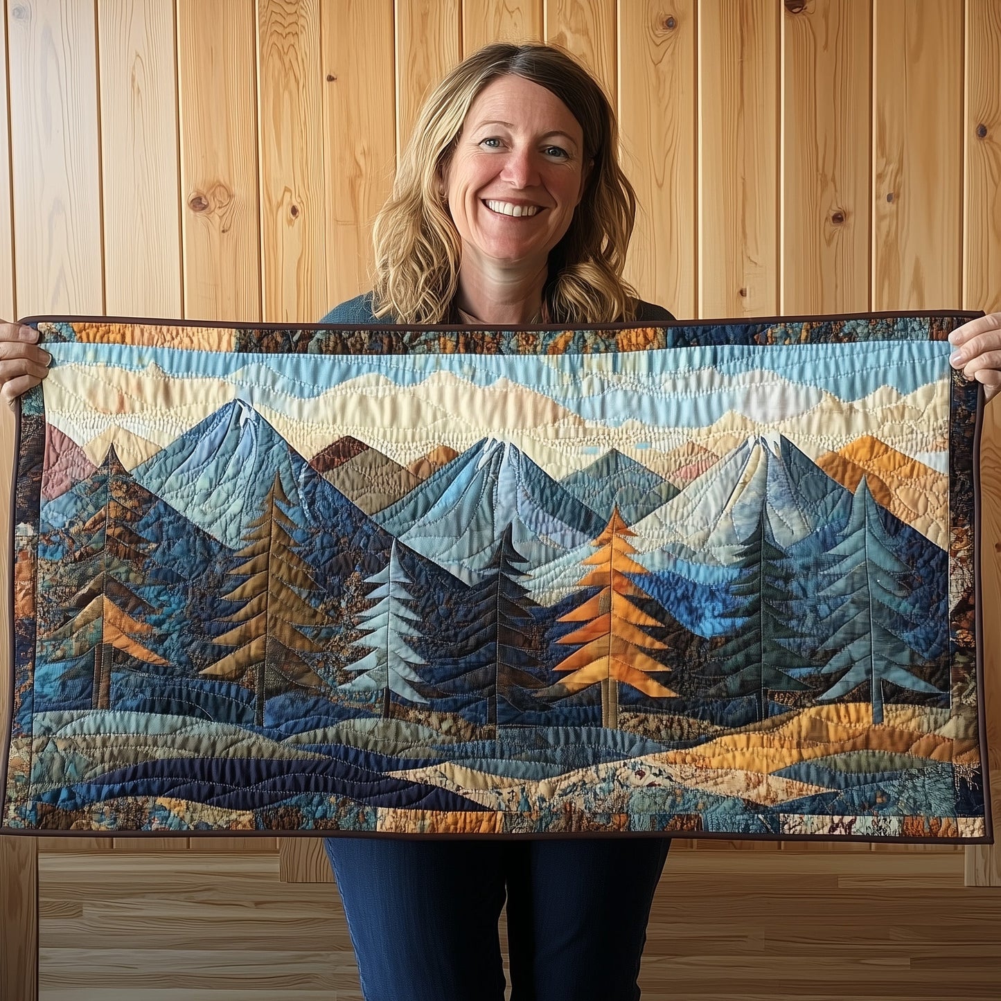 Forest Spirit Quilted Table Runner GFTOTP6447