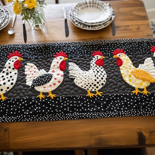 Whimsy Hen Quilted Table Runner GFTOTP6466