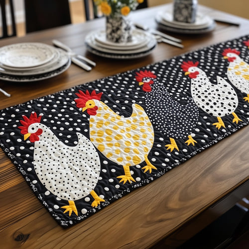 Whimsy Hen Quilted Table Runner GFTOTP6468