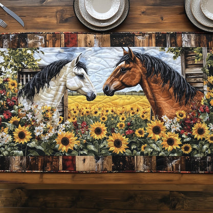 Rustic Horse Quilted Table Runner GFTOTP6481
