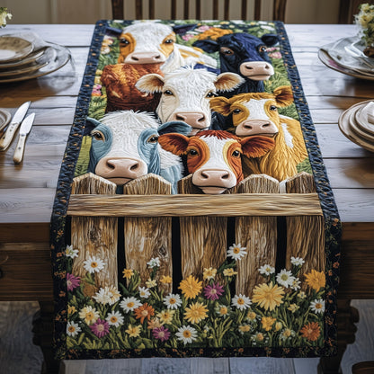 Farmyard Friends Quilted Table Runner GFTOTP6487