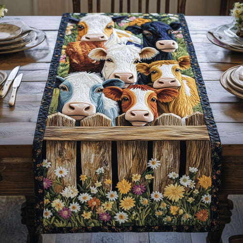 Farmyard Friends Quilted Table Runner GFTOTP6487