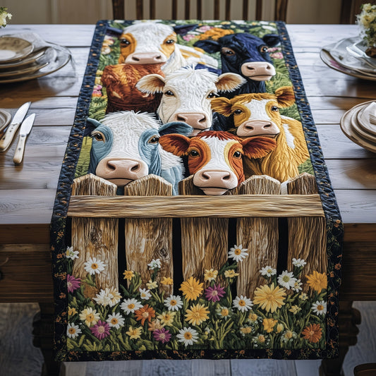 Farmyard Friends Quilted Table Runner GFTOTP6487