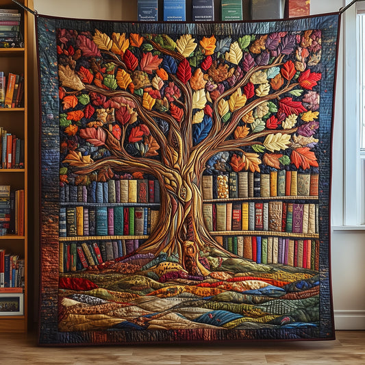 The Reading Tree Quilted Blanket GFTOTP6493