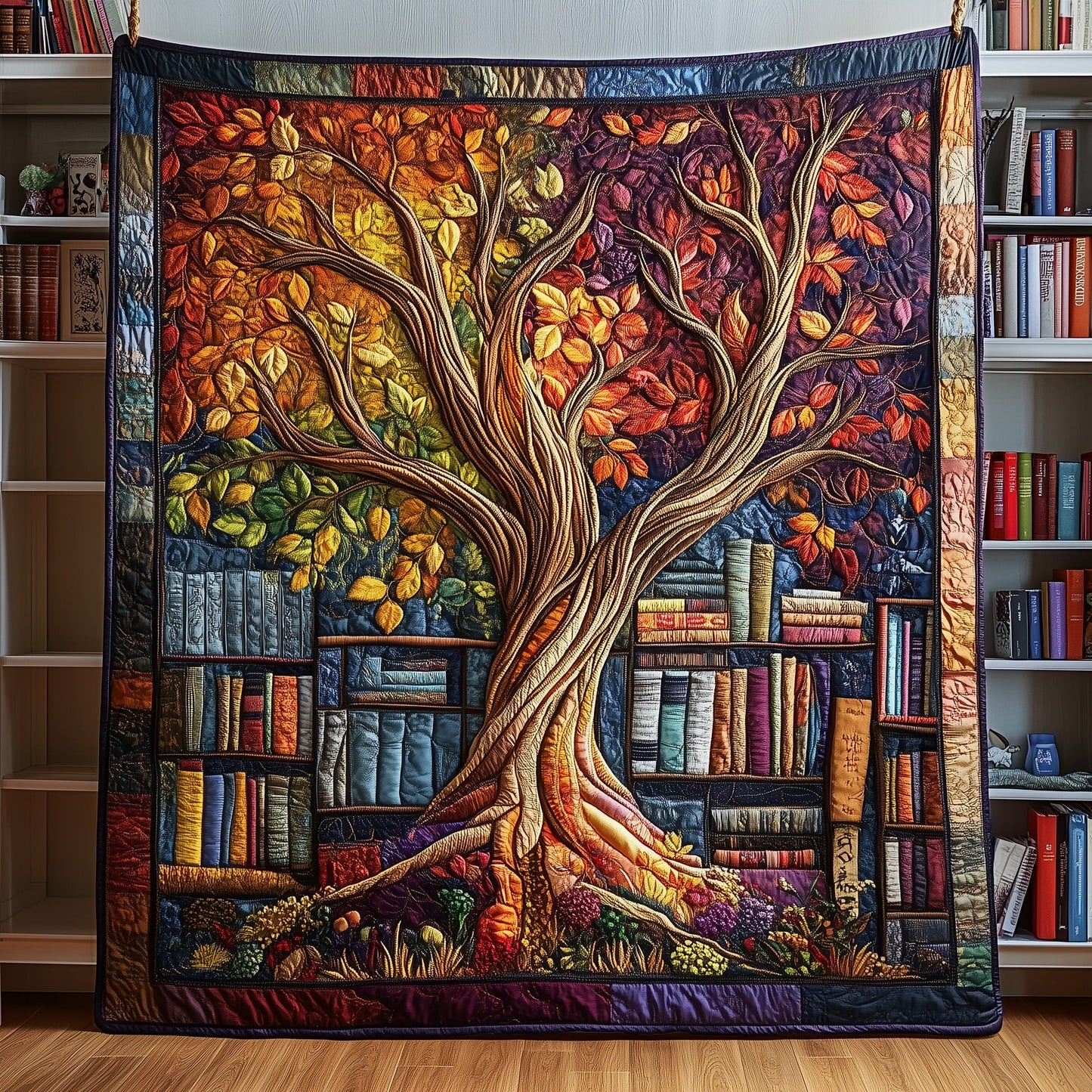 The Reading Tree Quilted Blanket GFTOTP6494