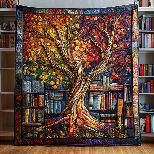 The Reading Tree Quilted Blanket GFTOTP6494