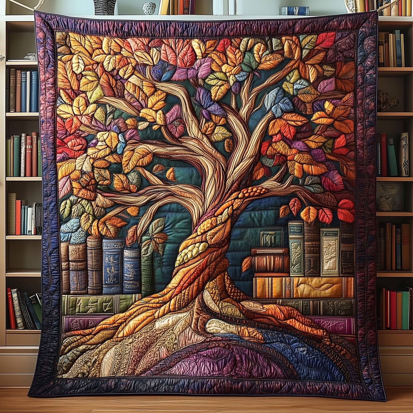 The Reading Tree Quilted Blanket GFTOTP6497