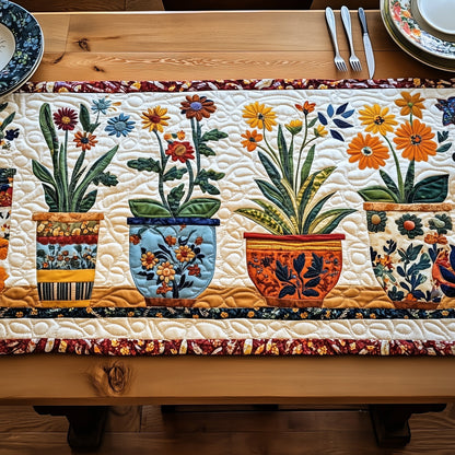 Plant Parade Quilted Table Runner GFTOTP6533