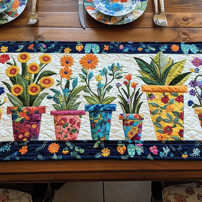 Plant Parade Quilted Table Runner GFTOTP6536