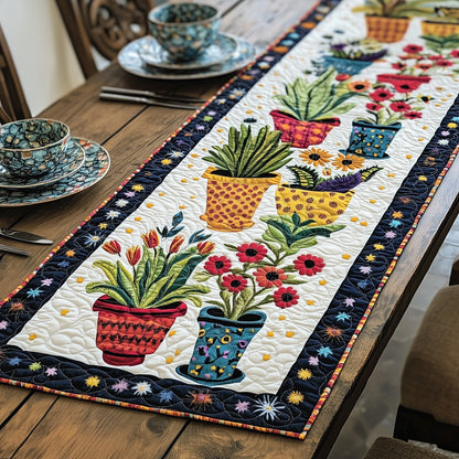 Plant Parade Quilted Table Runner GFTOTP6537