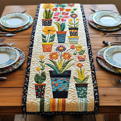Plant Parade Quilted Table Runner GFTOTP6539