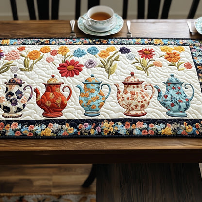 Tea Time Charm Quilted Table Runner GFTOTP6540