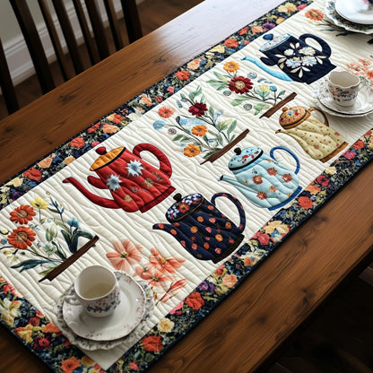 Tea Time Charm Quilted Table Runner GFTOTP6541