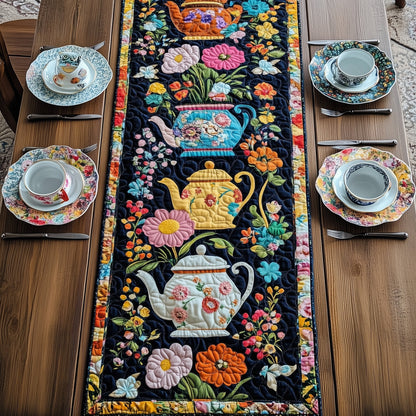 Tea Time Charm Quilted Table Runner GFTOTP6545