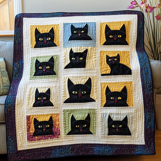 Lucky Charm Cat Quilted Blanket GFTOTP6628