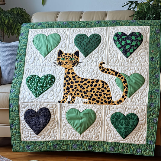 Leopard Cat Quilted Blanket GFTOTP6630