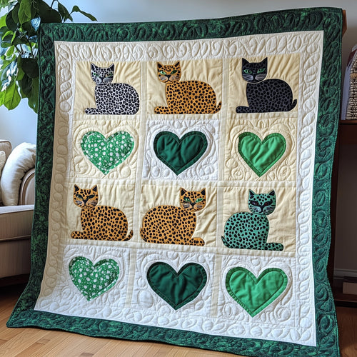 Leopard Cat Quilted Blanket GFTOTP6631