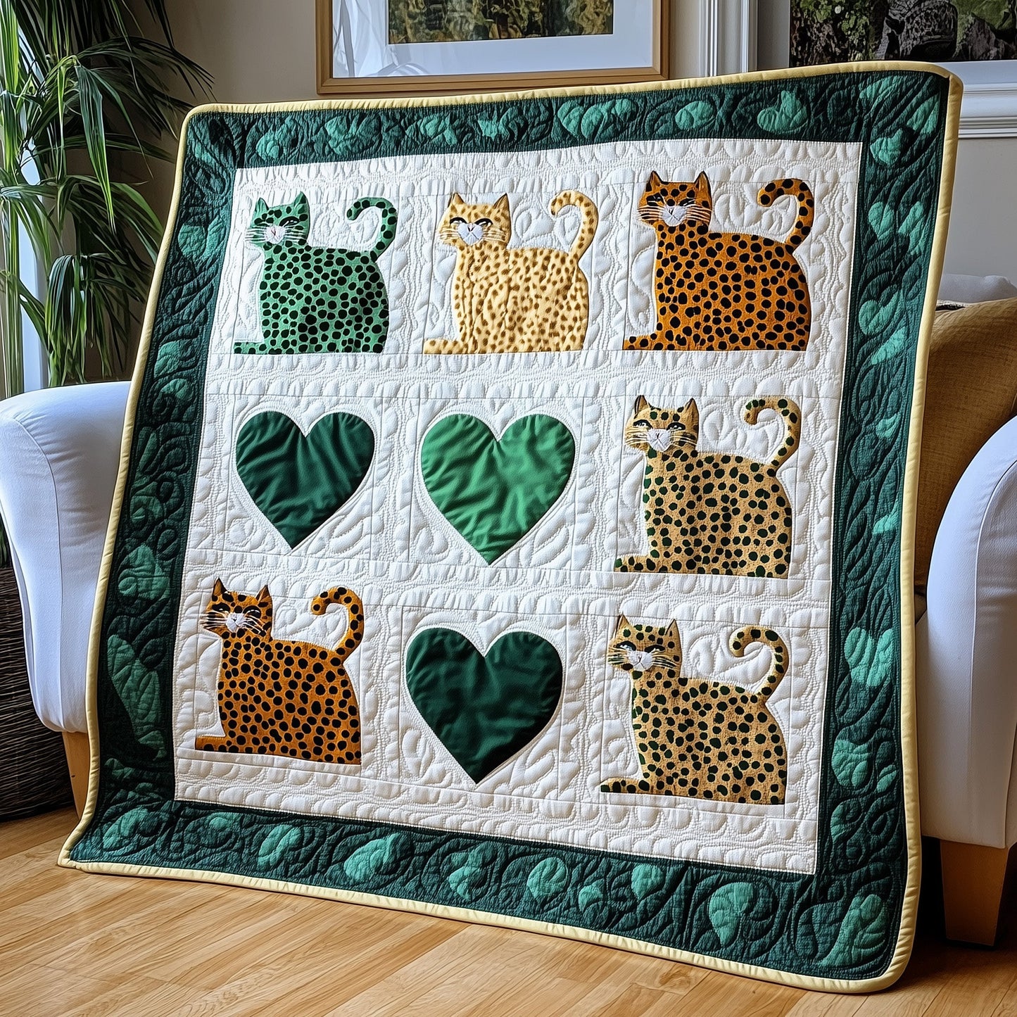 Leopard Cat Quilted Blanket GFTOTP6632