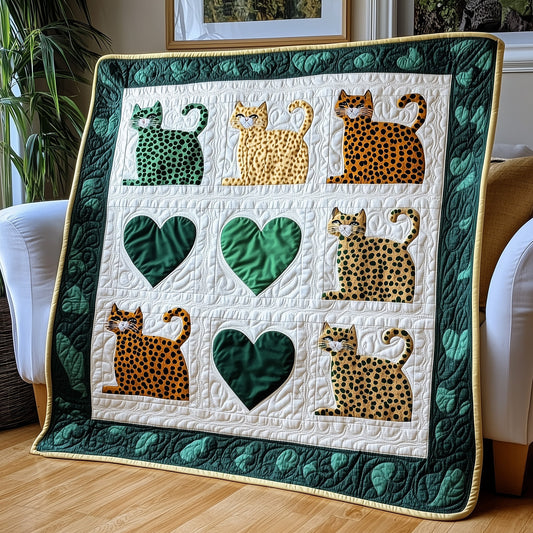 Leopard Cat Quilted Blanket GFTOTP6632