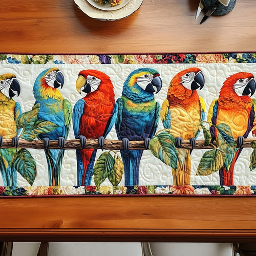 Tropical Parrot Quilted Table Runner GFTOTP6680