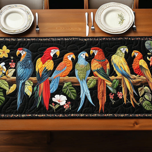Tropical Parrot Quilted Table Runner GFTOTP6681