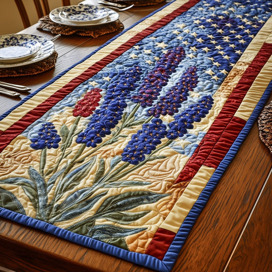 Bluebonnet Glory Quilted Table Runner GFTOTP6710