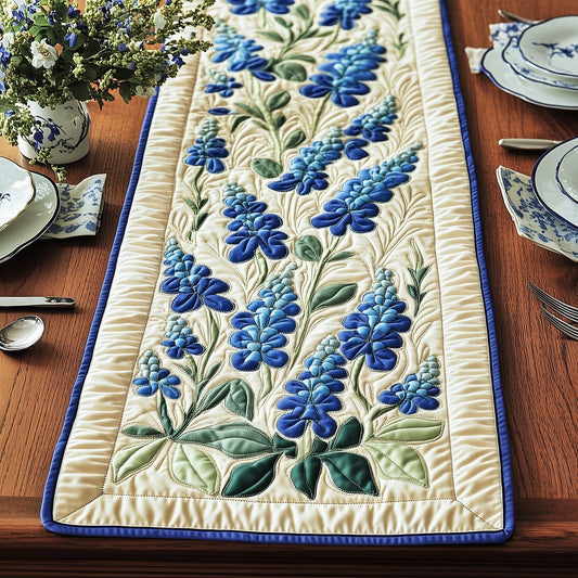 Bluebonnet Meadow Quilted Table Runner GFTOTP6712
