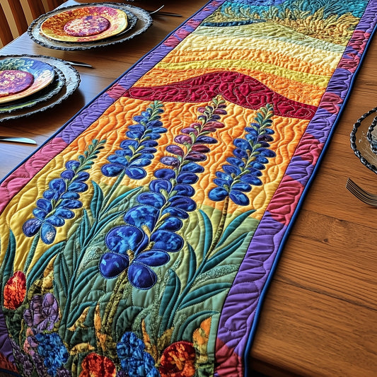 Radiant Bluebonnet Quilted Table Runner GFTOTP6714