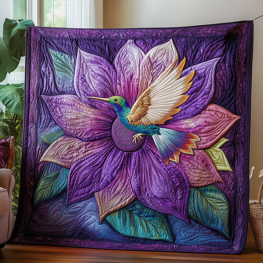 Hummingbird Haven Quilted Blanket GFTOTP6765