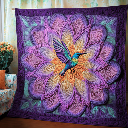 Hummingbird Haven Quilted Blanket GFTOTP6766