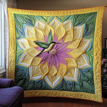 Hummingbird Haven Quilted Blanket GFTOTP6770