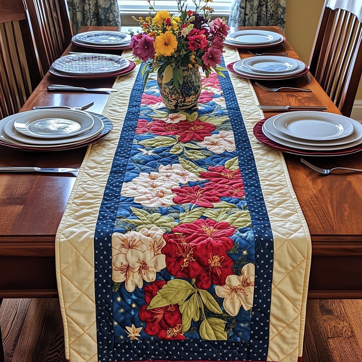 Rhododendron Quilted Table Runner GFTOTP6778