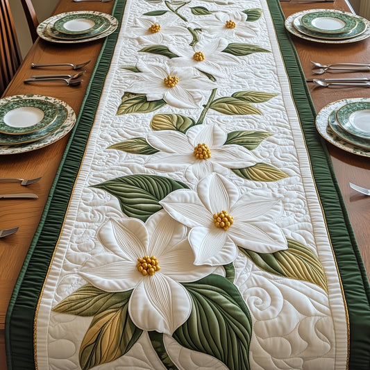 Petal Grace Dogwood Quilted Table Runner GFTOTP6780