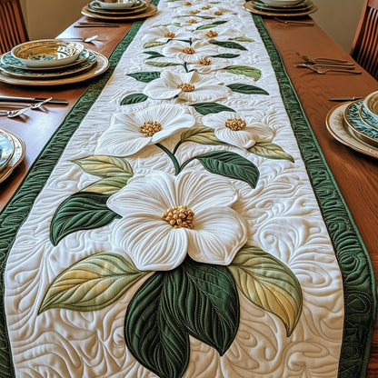 Petal Grace Dogwood Quilted Table Runner GFTOTP6781