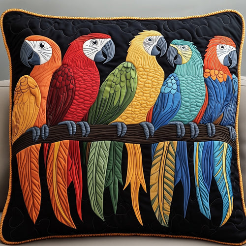 Tropical Parrot Quilted Pillow Case GFTOTP6828
