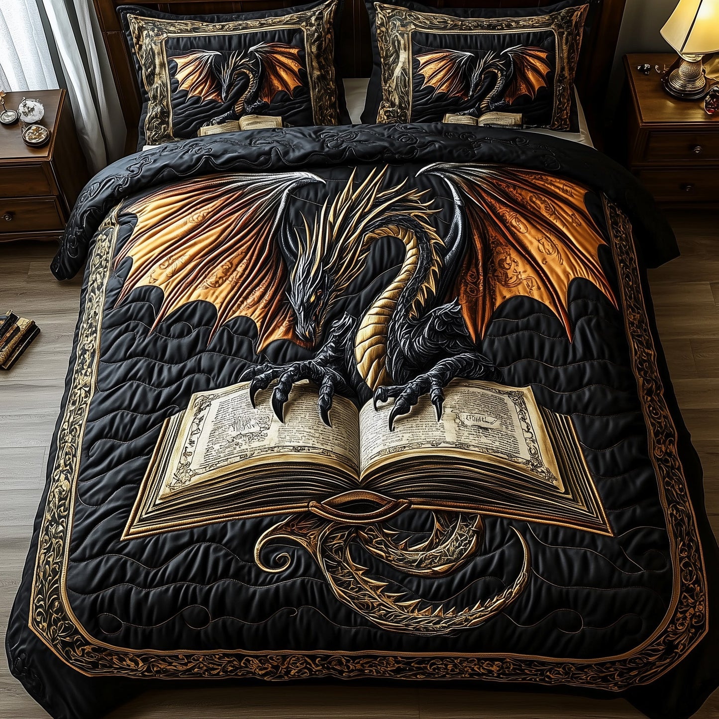 Keeper of Tales 3-Piece Quilted Bedding Set GFTOTP6835