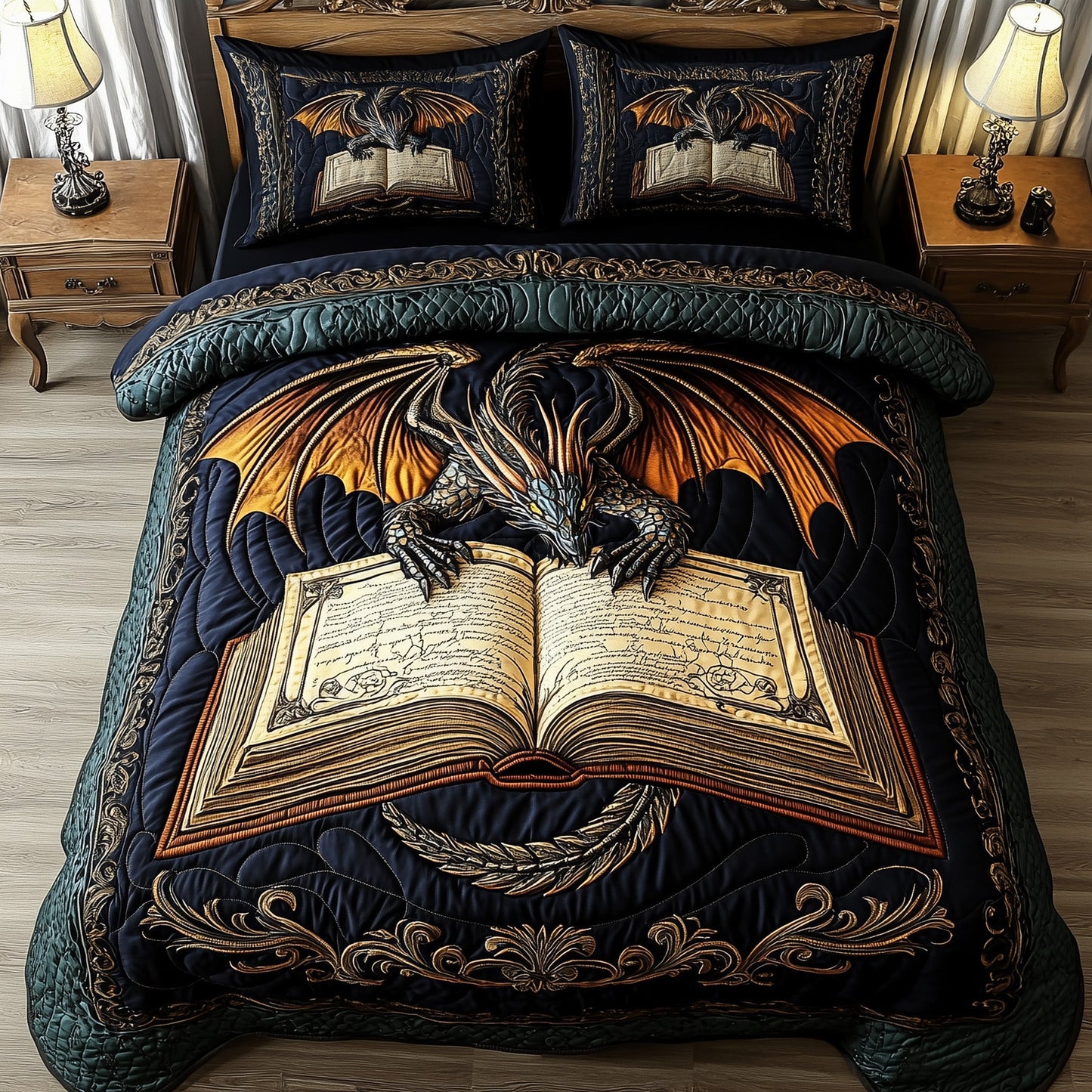 Keeper of Tales 3-Piece Quilted Bedding Set GFTOTP6836