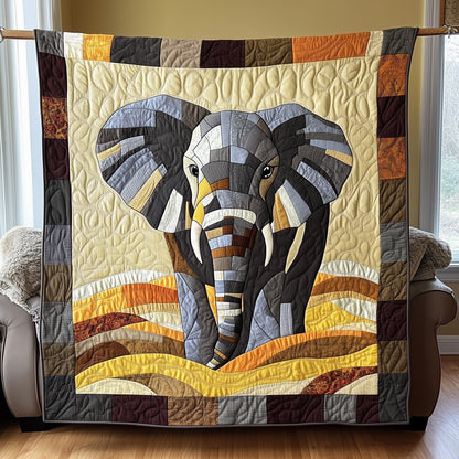 Savanna Elephant Quilted Blanket GFTOTP6855