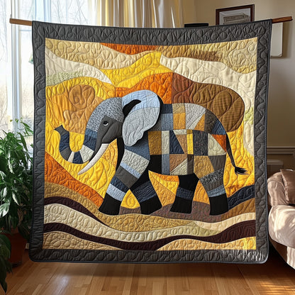 Savanna Elephant Quilted Blanket GFTOTP6856