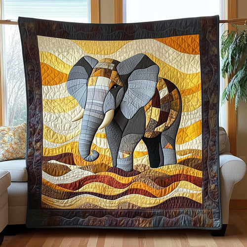 Savanna Elephant Quilted Blanket GFTOTP6857