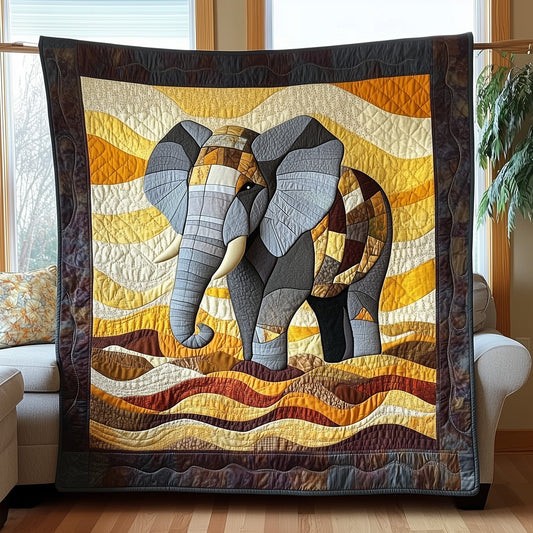 Savanna Elephant Quilted Blanket GFTOTP6857
