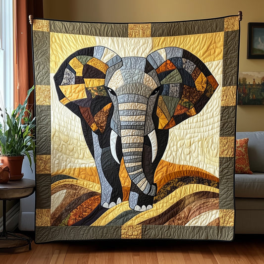 Savanna Elephant Quilted Blanket GFTOTP6858