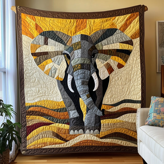 Savanna Elephant Quilted Blanket GFTOTP6859