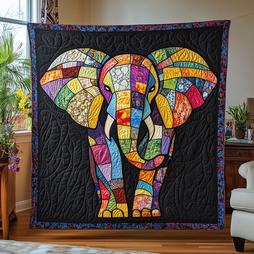 Savanna Elephant Quilted Blanket GFTOTP6860