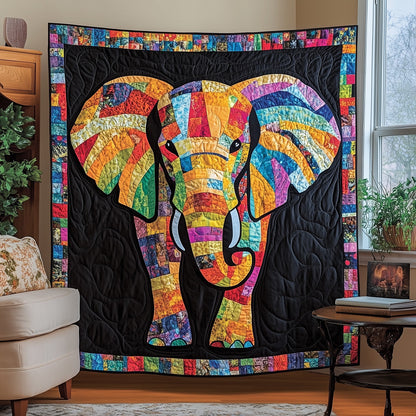Savanna Elephant Quilted Blanket GFTOTP6861