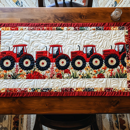 Rustic Tractor Quilted Table Runner GFTOTP7094