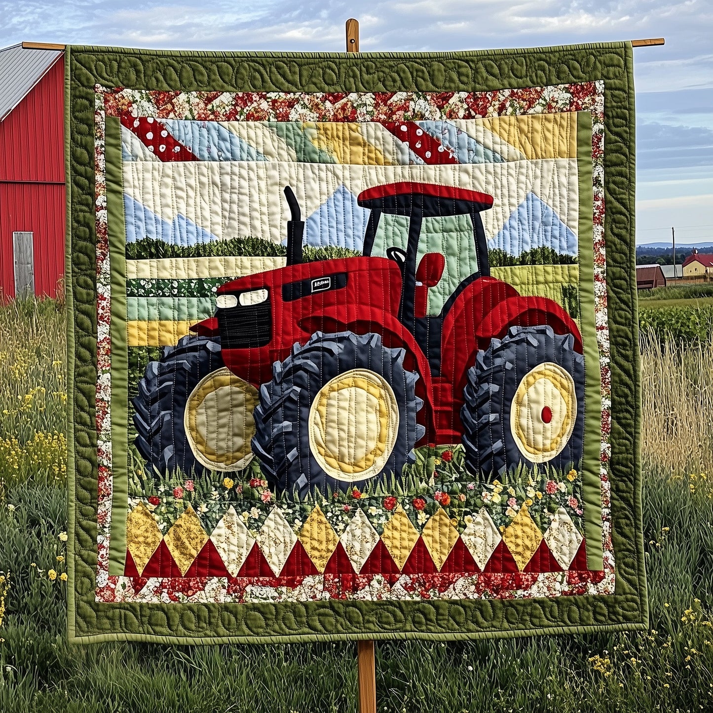 Rustic Rides Quilted Blanket GFTOTP7105