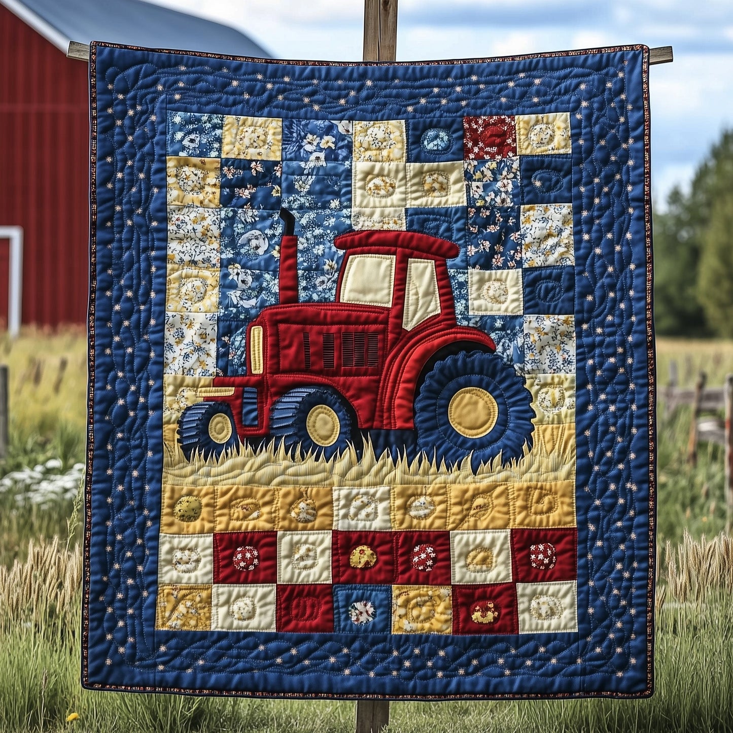 Rustic Rides Quilted Blanket GFTOTP7106